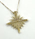 14K Gold & Diamond Star Of Bethlehem Opening Magnetic Necklace
